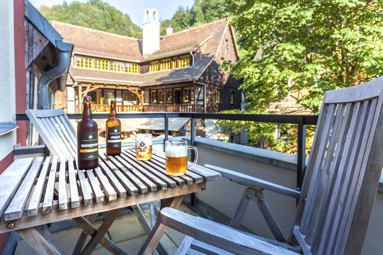 Bio-Hotel Zur Muehle Bad Schandau Exteriör bild