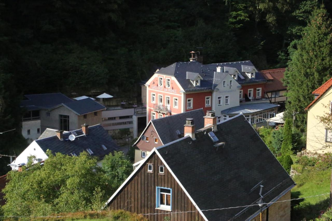 Bio-Hotel Zur Muehle Bad Schandau Exteriör bild