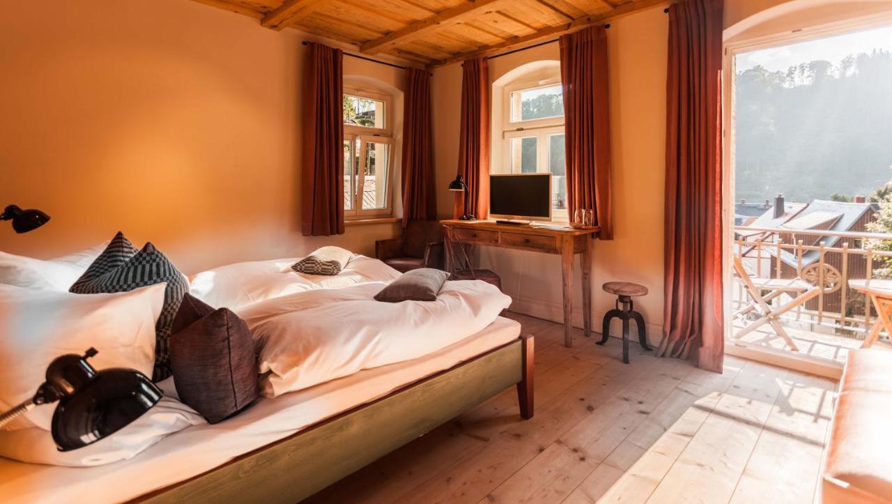 Bio-Hotel Zur Muehle Bad Schandau Exteriör bild